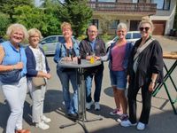 Beste Laune beim Sommerfest